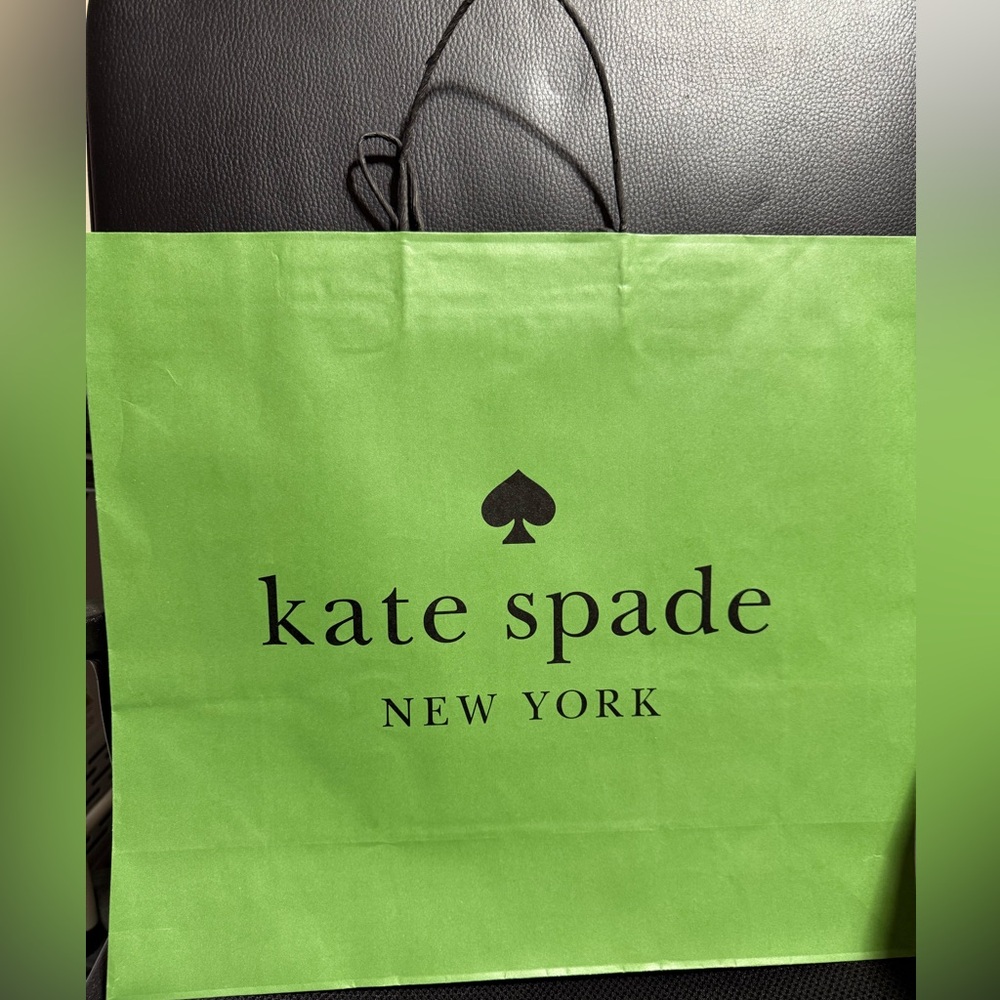 Kate Spade Vibrant Green Paper bag